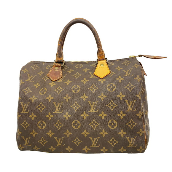 LOUIS VUITTON Handbags - Louis Vuitton Monogram Speedy 30 Handbag M41108 Brown Women's P3628351